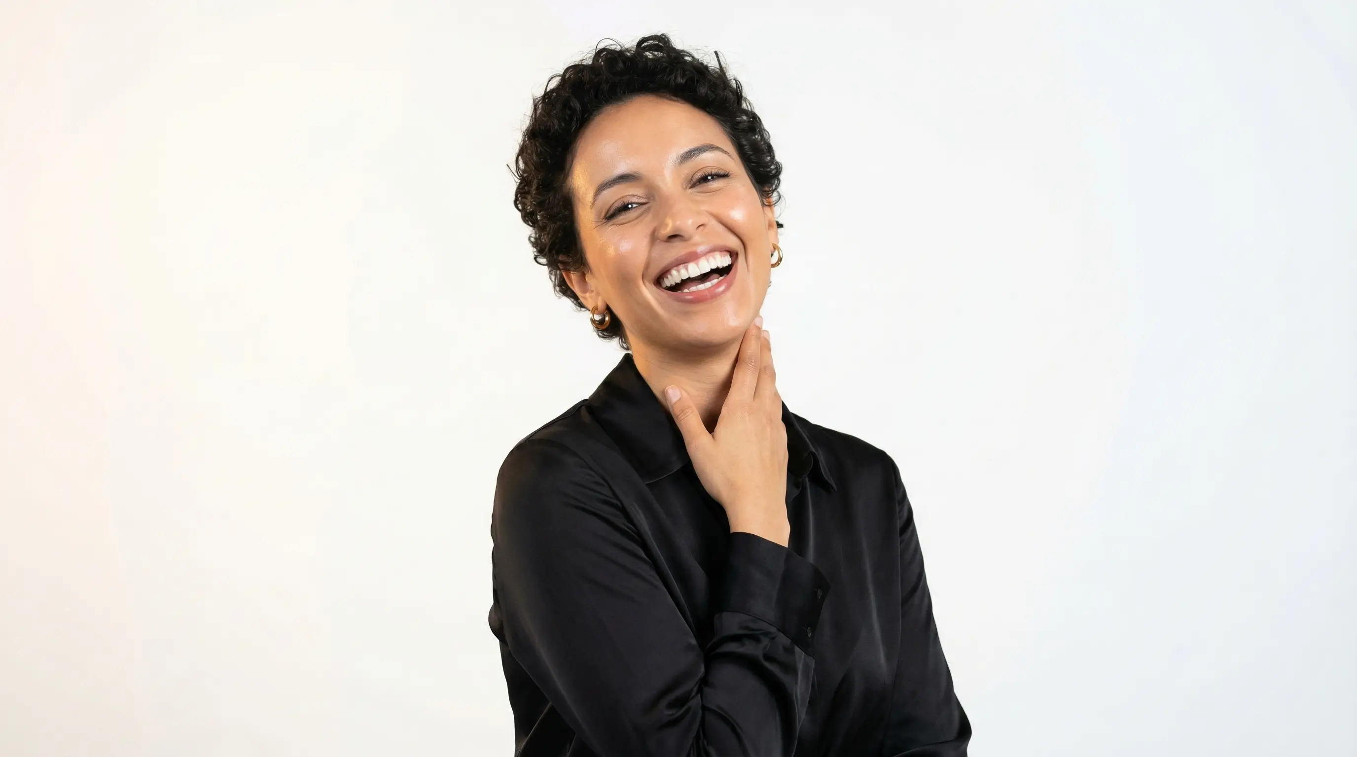 Sourire après pose de facettes dentaires